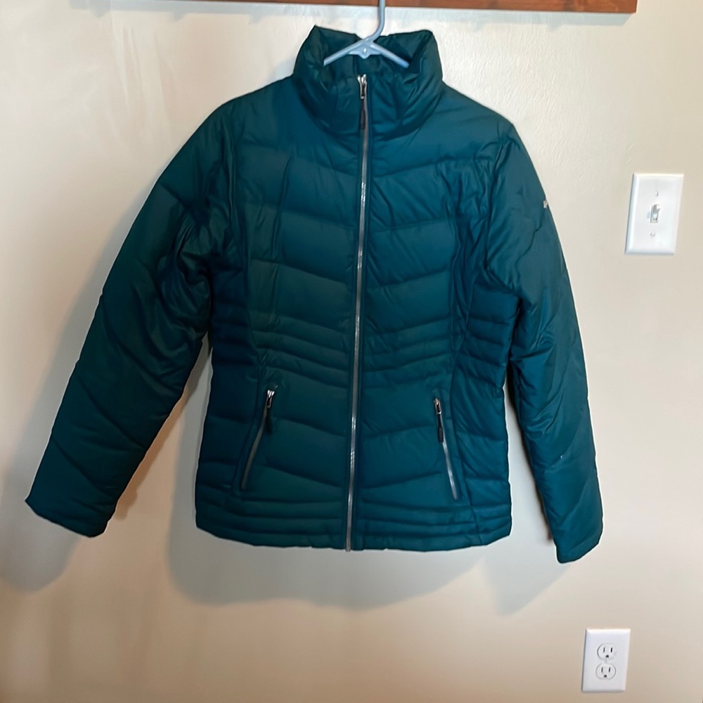 Green Columbia Puffer Jacket